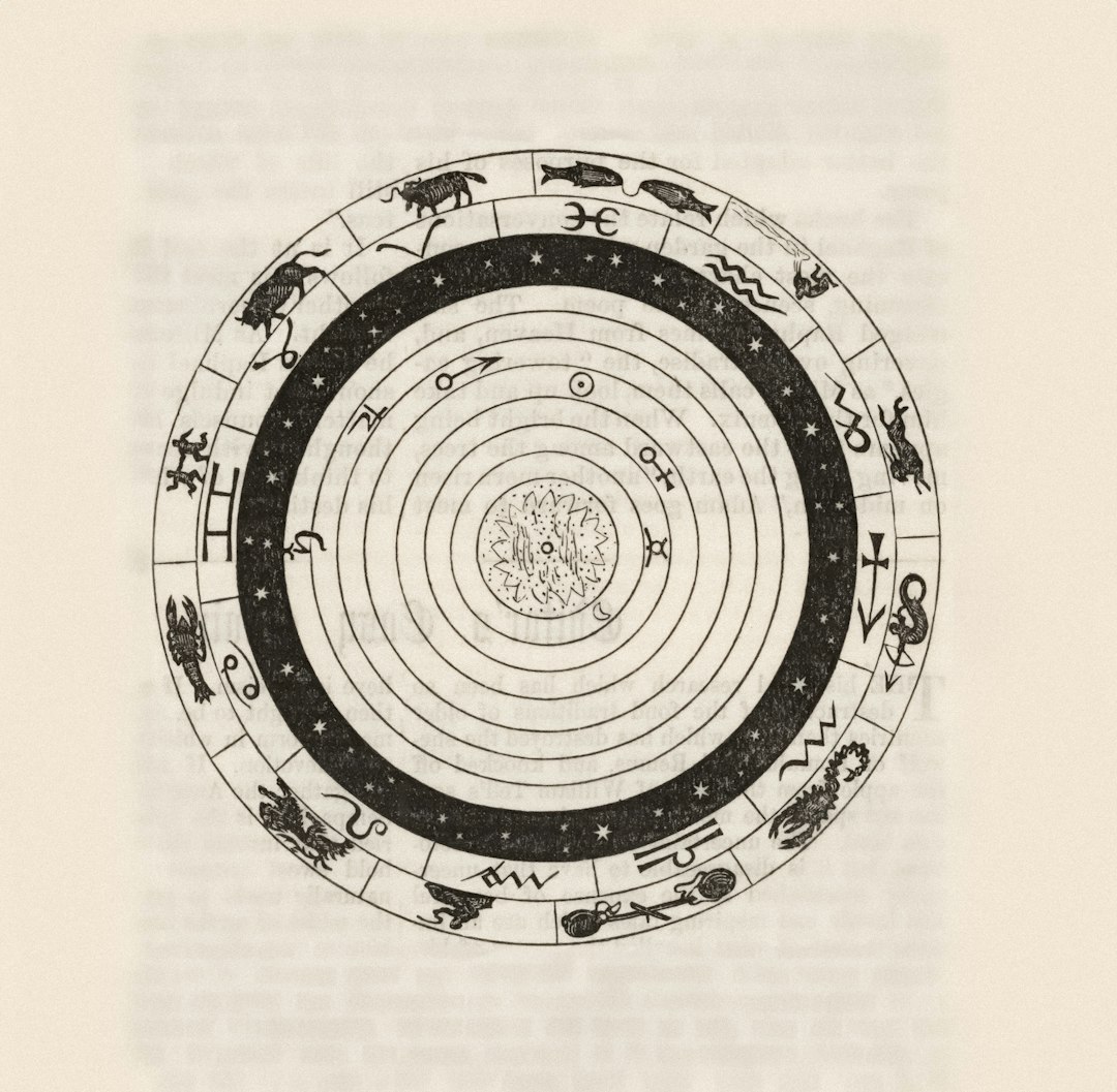 Two charts overlapping with constellations